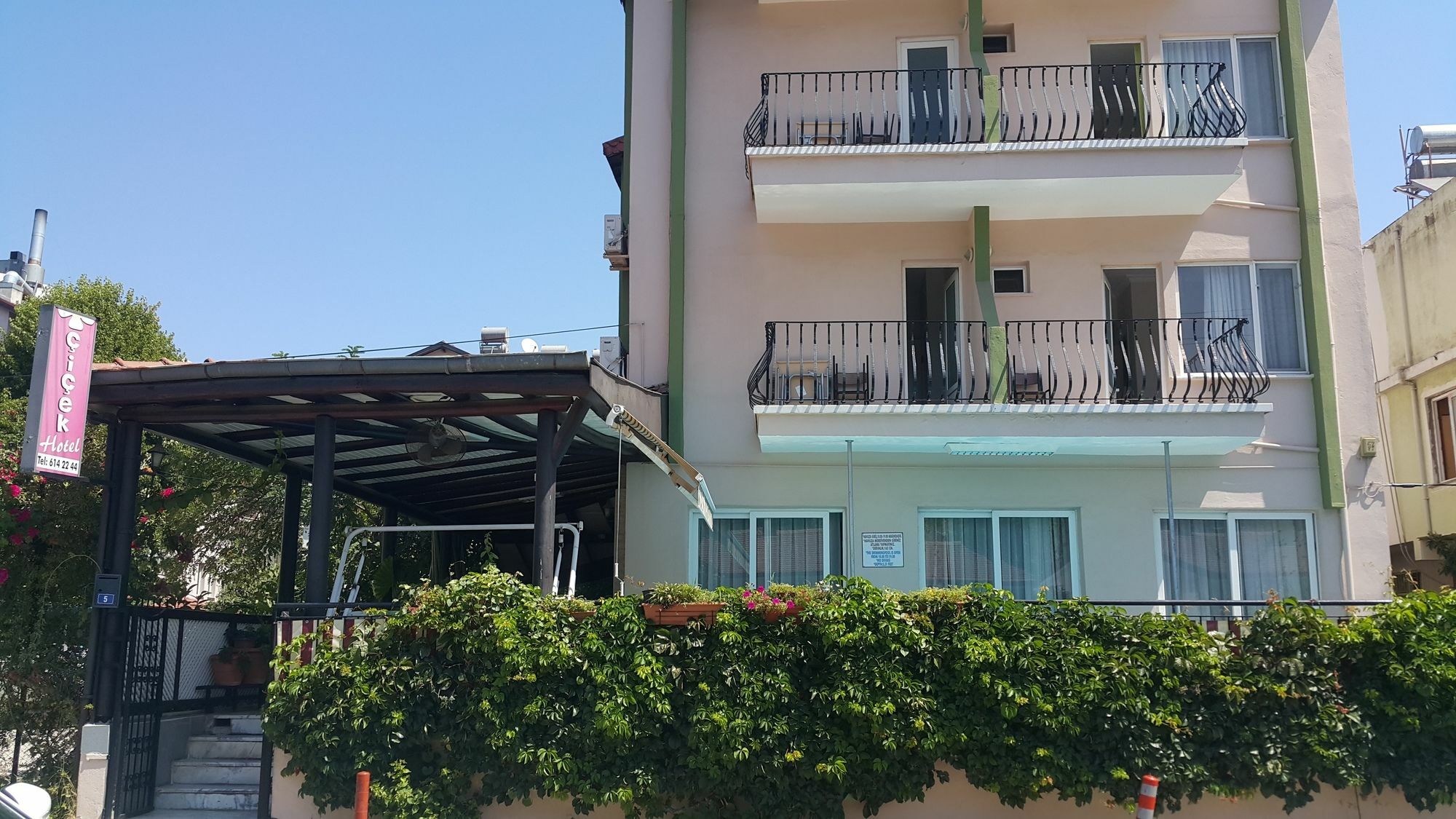 Cicek Hotel & Apartments フェティエ エクステリア 写真